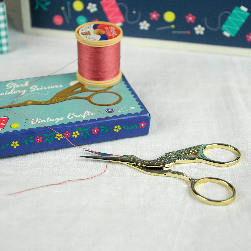 Vintage Crafts Stork Scissors Rex London